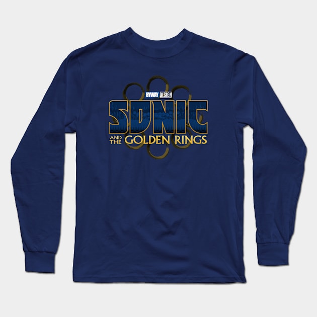 Sonic and the Golden Rings Long Sleeve T-Shirt by Byway Design